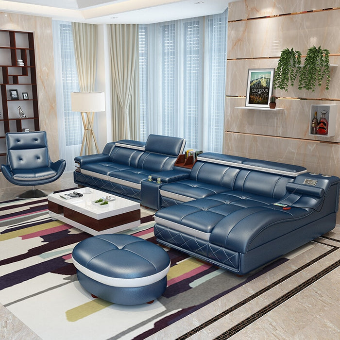 Large Modern Corner Sofa Set