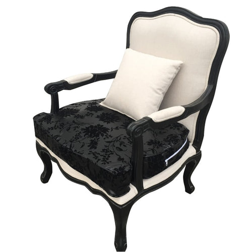 American Country Retro Single Leisure Sofa European Fabric