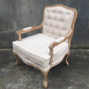 American Country Retro Single Leisure Sofa European Fabric