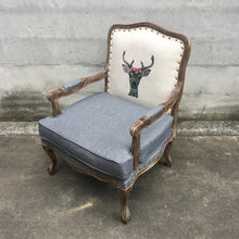 Load image into Gallery viewer, American Country Retro Single Leisure Sofa European Fabric