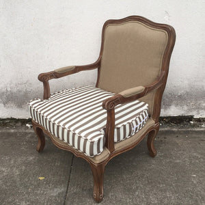 American Country Retro Single Leisure Sofa European Fabric