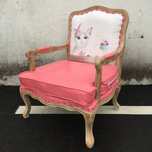 Load image into Gallery viewer, American Country Retro Single Leisure Sofa European Fabric