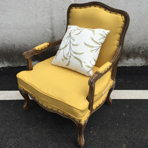 American Country Retro Single Leisure Sofa European Fabric