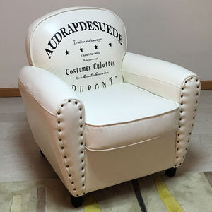 European-Style Retro Sofa American-style Single Person Chair