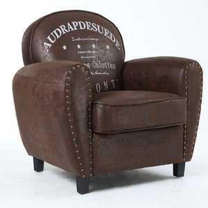 European-Style Retro Sofa American-style Single Person Chair