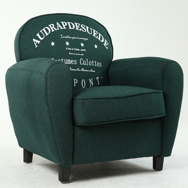 European-Style Retro Sofa American-style Single Person Chair