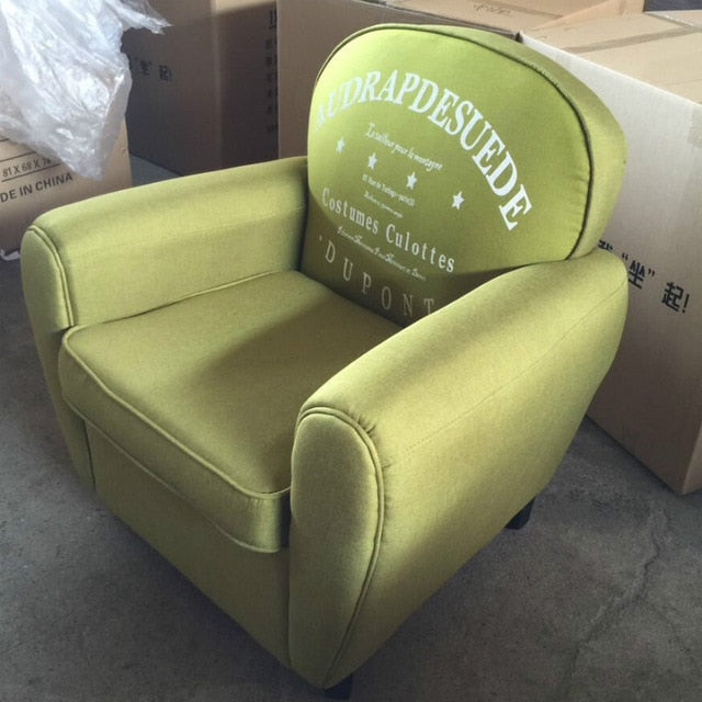 European-Style Retro Sofa American-style Single Person Chair