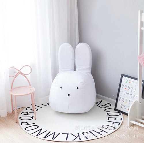 Lazy Sofa, Korean Cartoon, Rabbit Sofa