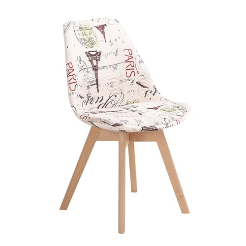 NORDIC Home Dining Chair Creative Solid Wood Chair