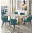 U-BEST Italian Marble Dining Table with Nordic Chairs