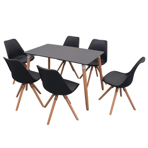 VidaXL Multifunction Table and Chairs Set 7pcs
