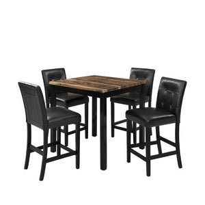 STELLA 5 Piece Counter Height Dining Table Set