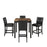 STELLA 5 Piece Counter Height Dining Table Set