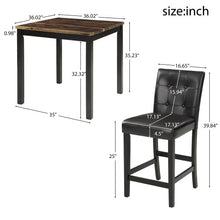 Load image into Gallery viewer, STELLA 5 Piece Counter Height Dining Table Set