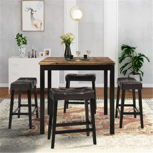 WOODO 5-Piece Counter-Height Dining Set