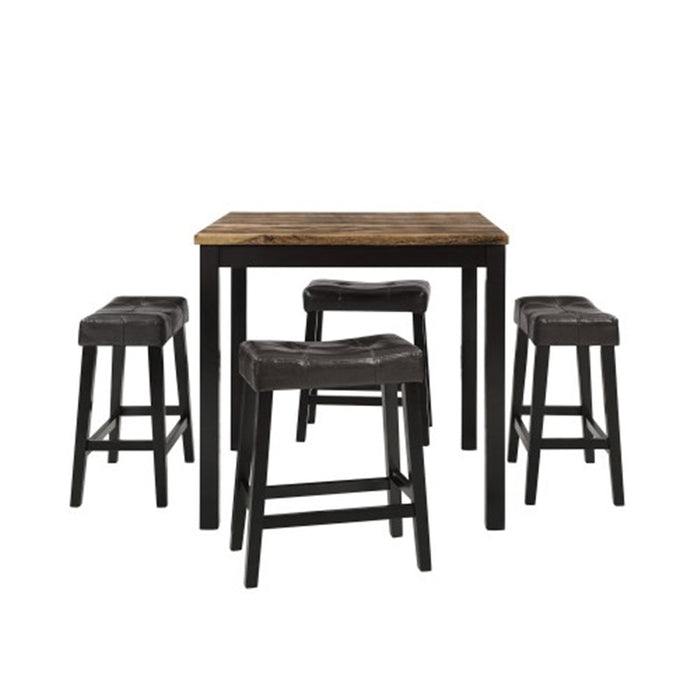WOODO 5-Piece Counter-Height Dining Set
