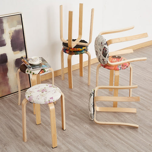 INS Nordic Solid Wood Dining Stool