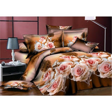 Load image into Gallery viewer, Adeeing 4Pcs/Set 3D Rose Flower Bedding Set