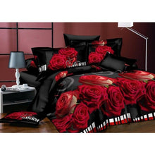 Load image into Gallery viewer, Adeeing 4Pcs/Set 3D Rose Flower Bedding Set