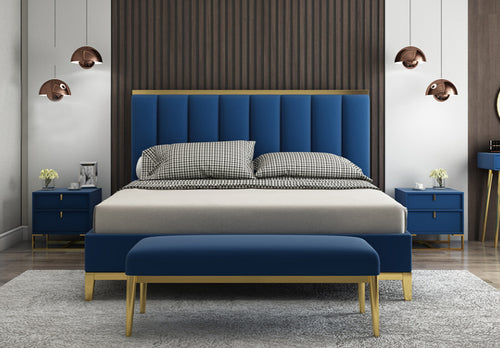 PARIS French Style Bedroom Set Royal Leather Bed