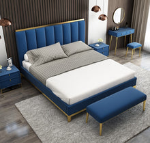 Load image into Gallery viewer, PARIS French Style Bedroom Set Royal Leather Bed