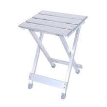 Load image into Gallery viewer, Home Folding Stool 40cm Collapsible Portable Aluminum Alloy Finish