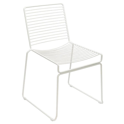 WIRE 2pcs Nordic Fashion Wire Outdoor Dining Chair