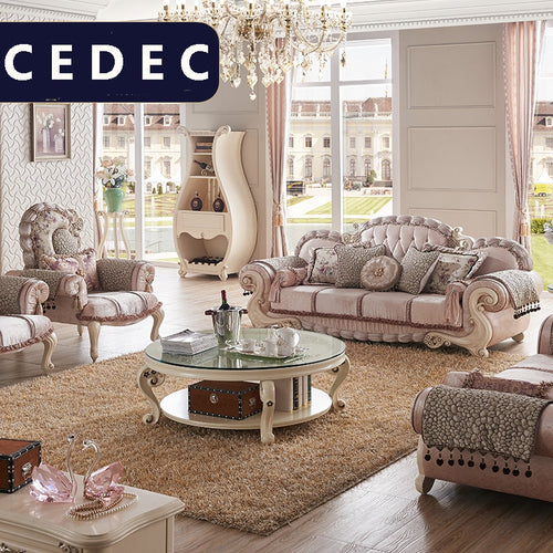 Luxury French Sofa Set 1+1+2+3