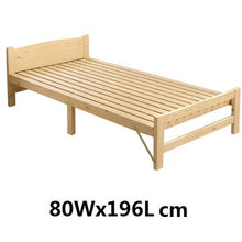 Load image into Gallery viewer, Solid Wood Folding Single Bed Frame