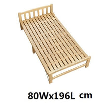 Load image into Gallery viewer, Solid Wood Folding Single Bed Frame