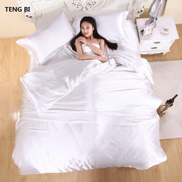 Pure Satin Silk Bedding Sets