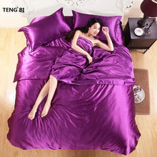 Load image into Gallery viewer, Pure Satin Silk Bedding Sets