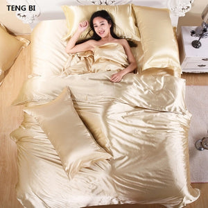 Pure Satin Silk Bedding Sets
