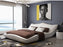 CAMA Europe and America Genuine Leather Bed Frame