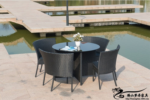 OVELO Outdoor Furniture Garden Table & Chairs Set