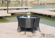 Load image into Gallery viewer, OVELO Outdoor Furniture Garden Table &amp; Chairs Set