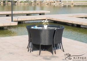 OVELO Outdoor Furniture Garden Table & Chairs Set