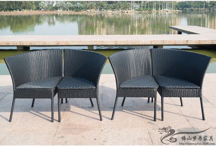 OVELO Outdoor Furniture Garden Table & Chairs Set