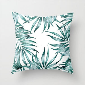 TROPICAL Plant Cushion Case Cotton