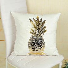 Load image into Gallery viewer, Love Style Gold Stamp Cushion Covers 45cm*45cm