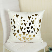 Load image into Gallery viewer, Love Style Gold Stamp Cushion Covers 45cm*45cm