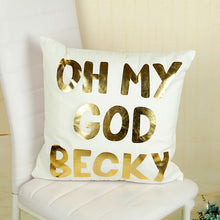 Load image into Gallery viewer, Love Style Gold Stamp Cushion Covers 45cm*45cm