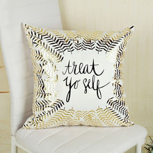 Load image into Gallery viewer, Love Style Gold Stamp Cushion Covers 45cm*45cm