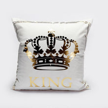 Load image into Gallery viewer, Love Style Gold Stamp Cushion Covers 45cm*45cm