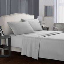 Load image into Gallery viewer, Solid Colour Bed Sheet Sets Flat Sheet + Fitted Sheet + Pillowcase