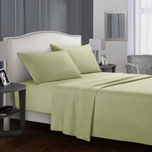 Load image into Gallery viewer, Grey Sheet Set Flat Sheet + Fitted Sheet  +Pillowcase Bedding Set