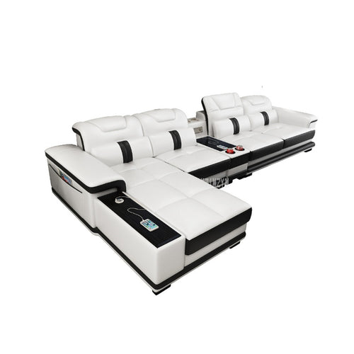 Corner Leather Bluetooth Sofa