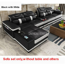 Load image into Gallery viewer, Corner Leather Bluetooth Sofa