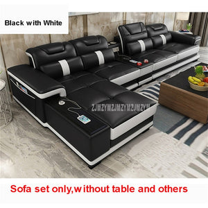 Corner Leather Bluetooth Sofa