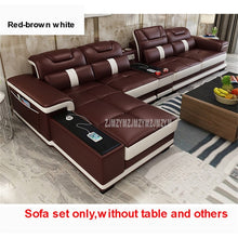 Load image into Gallery viewer, Corner Leather Bluetooth Sofa